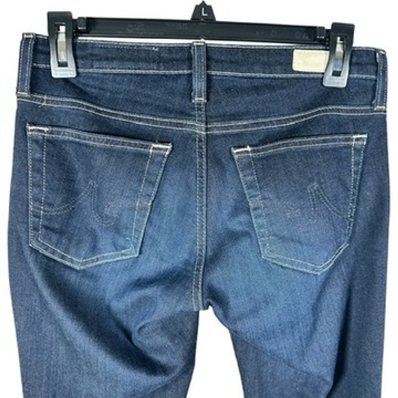 AG-ED Denim Adriano Goldschmied The Stilt Cigarette Roll Up Jeans Dark Size 26 R - Picture 6 of 10